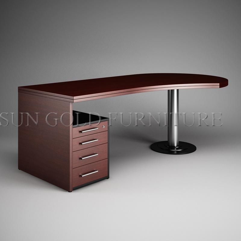 High Quality Brown Office Table Wooden Melamined Executive Table (SZ-OD106)