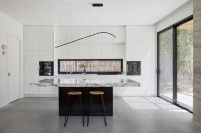 Large Matt White Home Furniture Design Comfortable Laminate Kitchen Cabinets