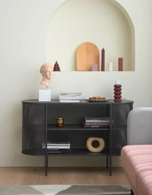 Nordic Style Iron Shelf Living Room Bedroom Floor Shelf Creative Corner Shelf Decoration Storage Gold Bedside Rack