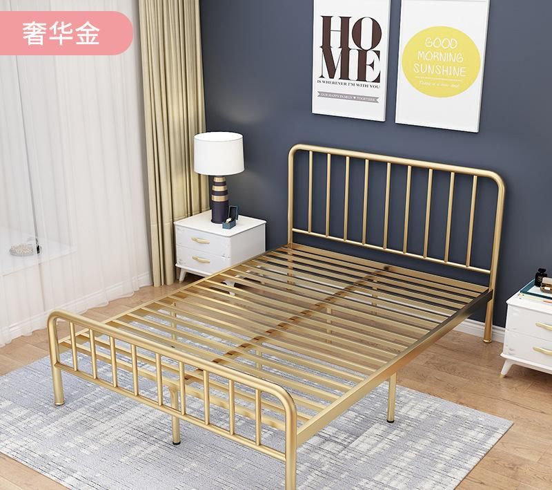 Modern Design Metal Bed Simple Metal Beds for Bedroom