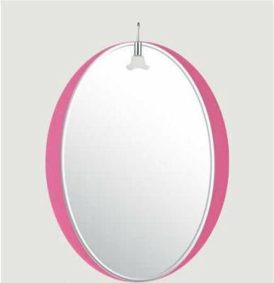 Oval Red Modern Design, Bathroom Mirror with Light