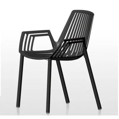 Modern Aluminum Restaurant Chair with Arm for Outdoor (SP-MC056)