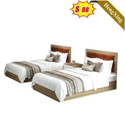 Hotel Bedroom Furniture King Size Luxury Modern Double Fabric Bed