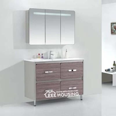 Wood MDF Modern Floor Mounted Wall Mounted Storage Modern Bathroom Vanity Cabinet Made in China
