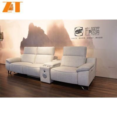 Luxury Quality Smart Home High Back Remote Control Sectional Recliner Sofa Sets with Cool Cup Blue Light Massage