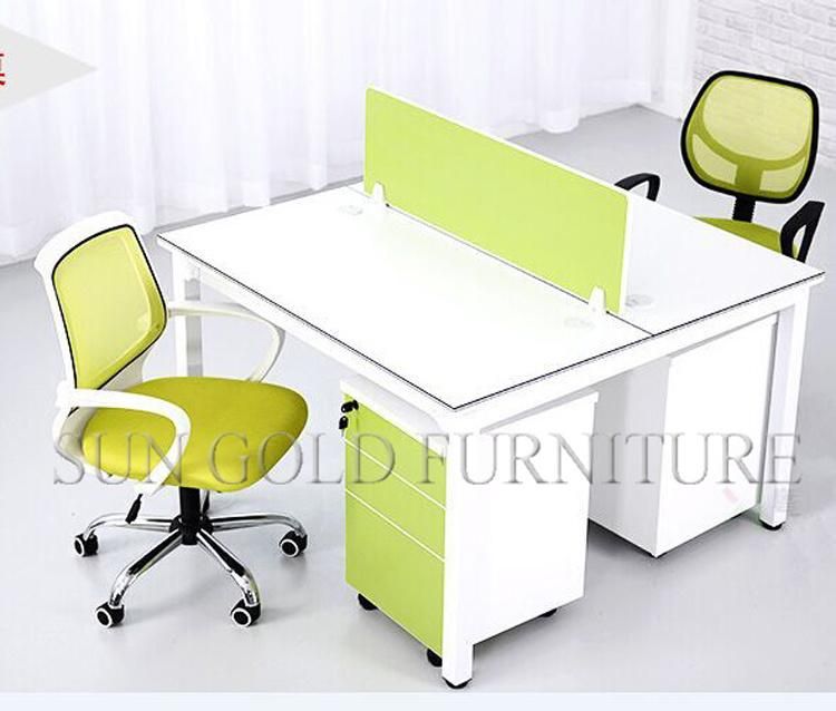 (SZ-WSL303) Simple High Quality Office Desk Staff Workstation 6 Persons Office Partition