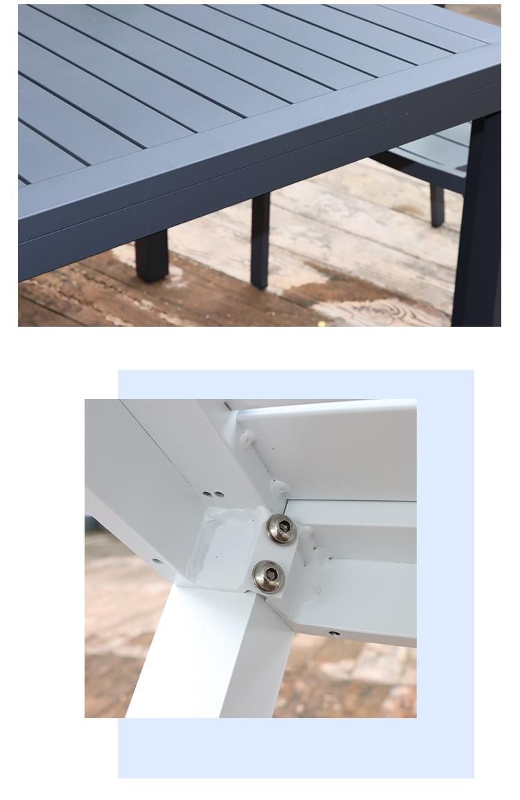Hotel China Factory OEM Modern Outdoor Table Patio Dining Furniture