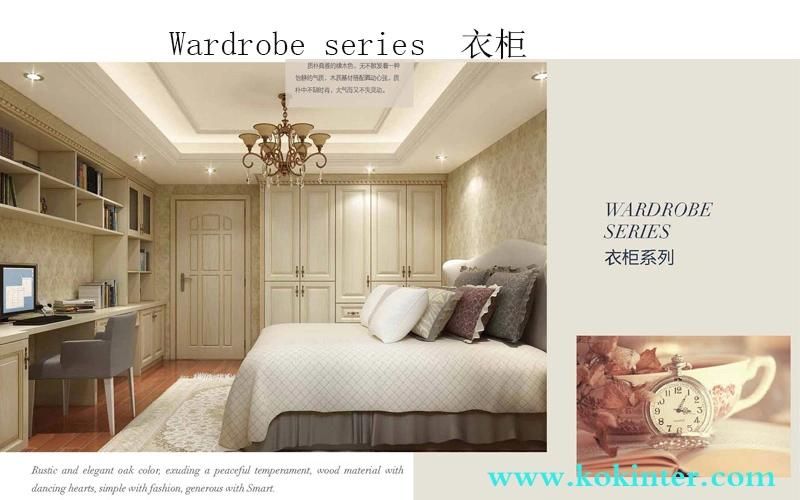 MDF/MFC/Plywood Particle Board Wardrobe Series of Kok001