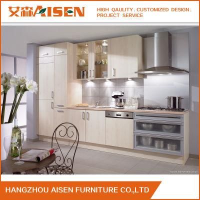 Custom Melamine Commercial Modern Kitchen Cabinet Furniture