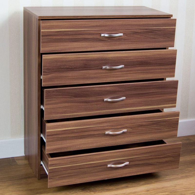 Wooden Panels Material One Drawer Bedside Chest for Bedroom Furniture