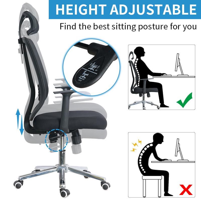 Full Imported Quality Mesh High Back Adjustable Customized Best Ergonomic Office Chair
