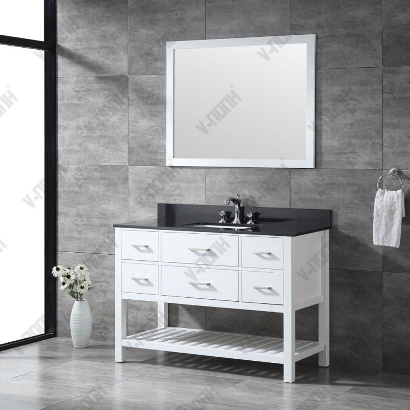 Modern Solid Wood Hotel Bathroom Furniture