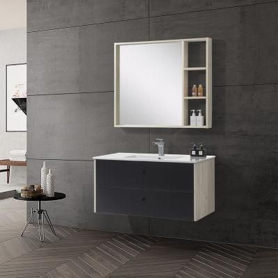 Corner Waterproof Bathroom Furniture with Two Drawers 600mm /700mm/800mm
