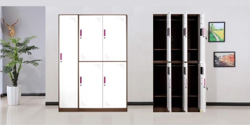Half Glass Door File Cabinet for Office Use