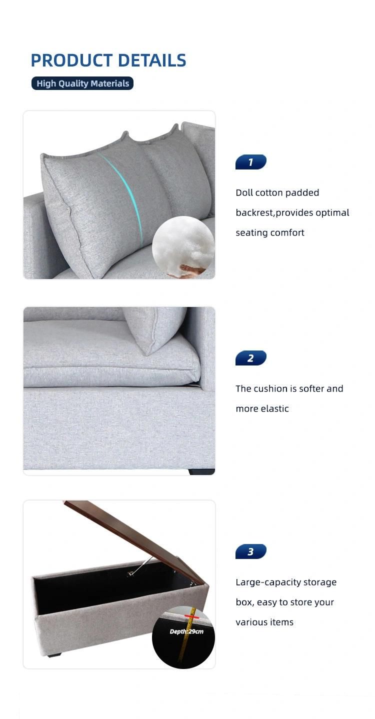Hot Sale Super Soft Customize Furniture Modern Living Room Sofa Set