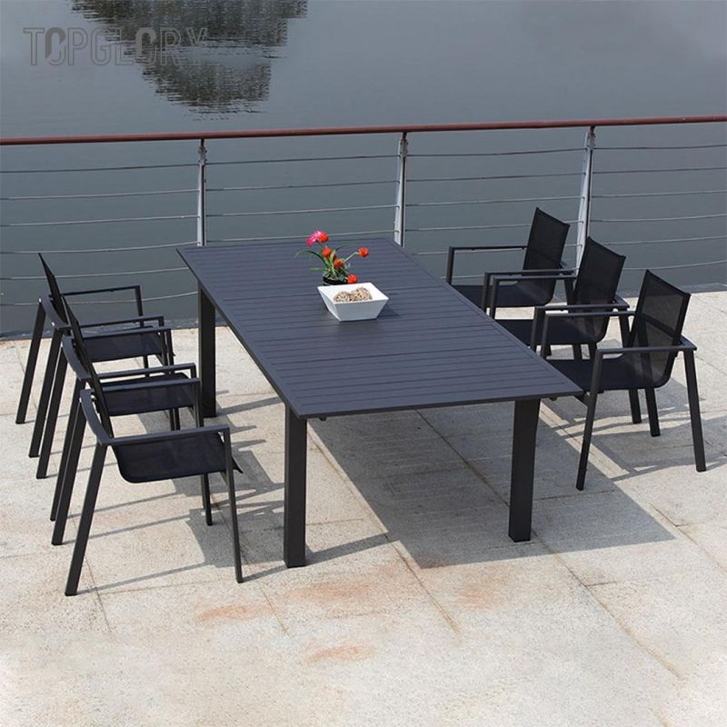 Combination Courtyard Balcony Leisure Rattan Terrace Outdoor Garden Waterproof Sunscreen Chair Dining Table