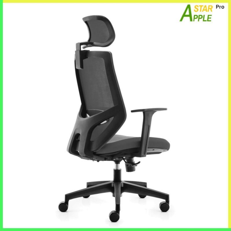 High Back Mesh Headrest Executive Chair with Soundless PU Castor