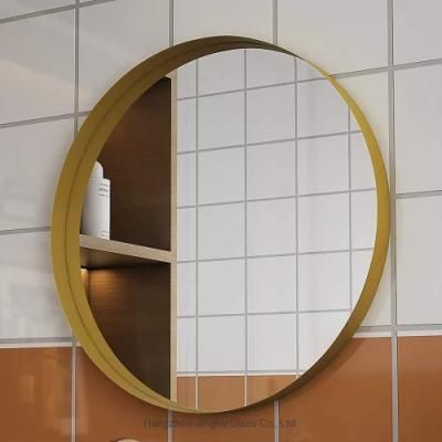 Modern Style High Quality Metal Frame Mirror Black Golden Color for Entryway/ Living Mirror/ Bathroom