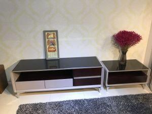 Customized Modern Grey Color TV Cabinet with Drawers