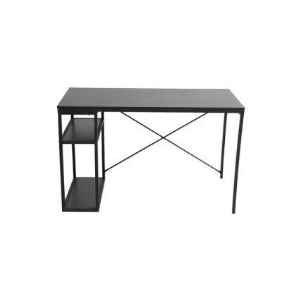 Hot Selling Modern Design Home Office Furniture Glass Top Study Table with Booksefl