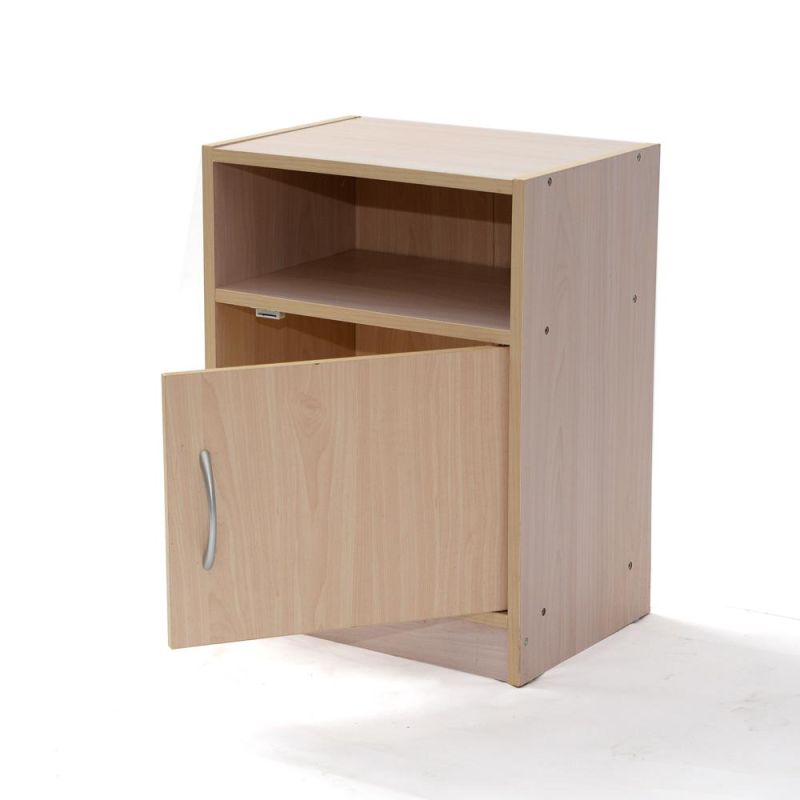 Bedroom Furniture End Table Bin Drawer Nightstand