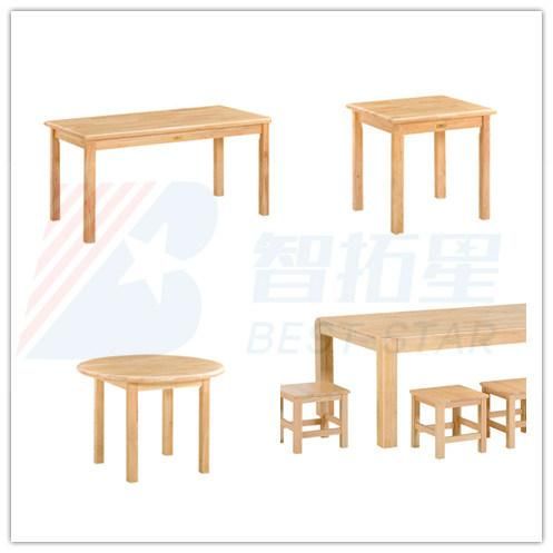 Kindergarten Study Wood Table, Playroom Game Table, Child Table Furniture, Kid Square Table, Living Room Kid Table