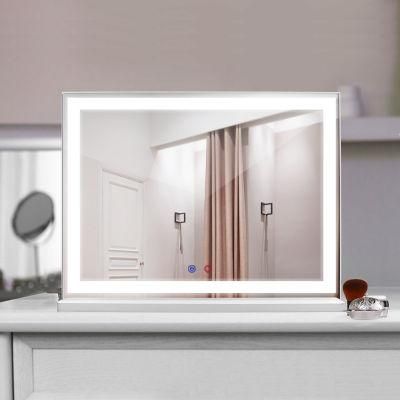 Top-Rank Selling Desktop Beauty Salon Mirrors for Making up LED Bathroom Mirror