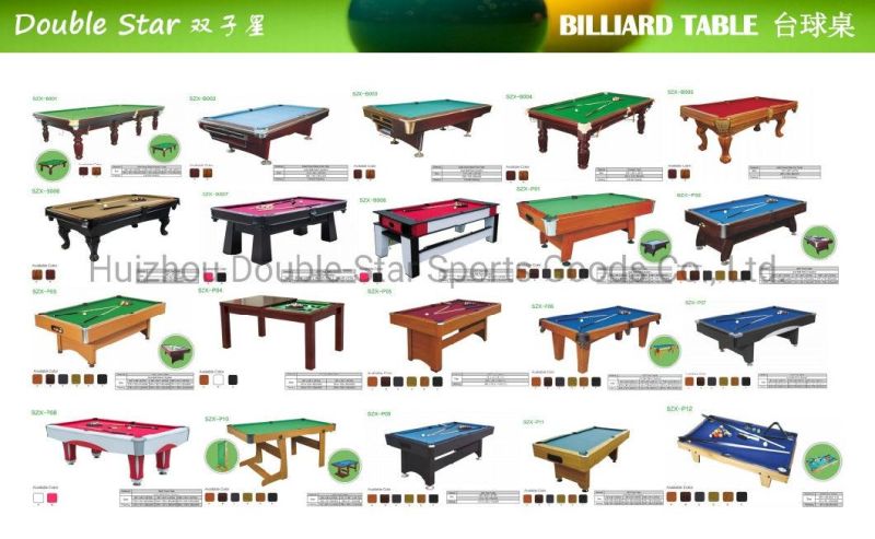 Szx 2 in 1 Modern Design Multi Functional Billiard Pool Table with Air Hockey Table