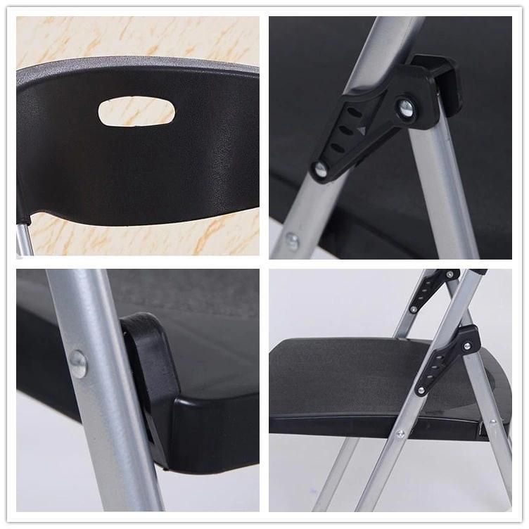 Wholesale Outdoor Folding Chair Modern Plastic Chair Metal Folding Chair
