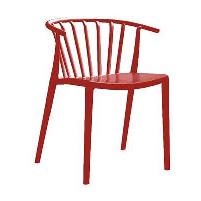 Wholesale Outdoor Furniture Modern Style Garden Furniture Union Plastic Chair Eco-Friendly PP Armrest Dining Chair
