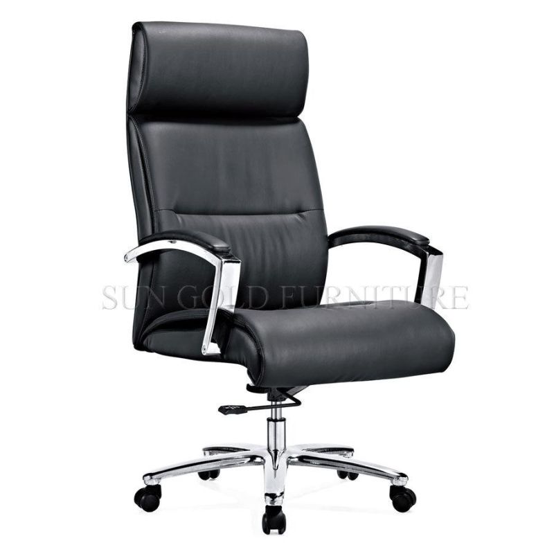 Top Grade Black CEO Working Swivel Leather Chair (SZ-OC141)