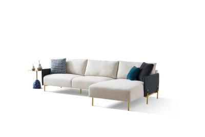 Living Room Wholesale Fruniture Fabric 3 2 1 Sofa Set Modular L Shape Corner Sofa with Good Quality