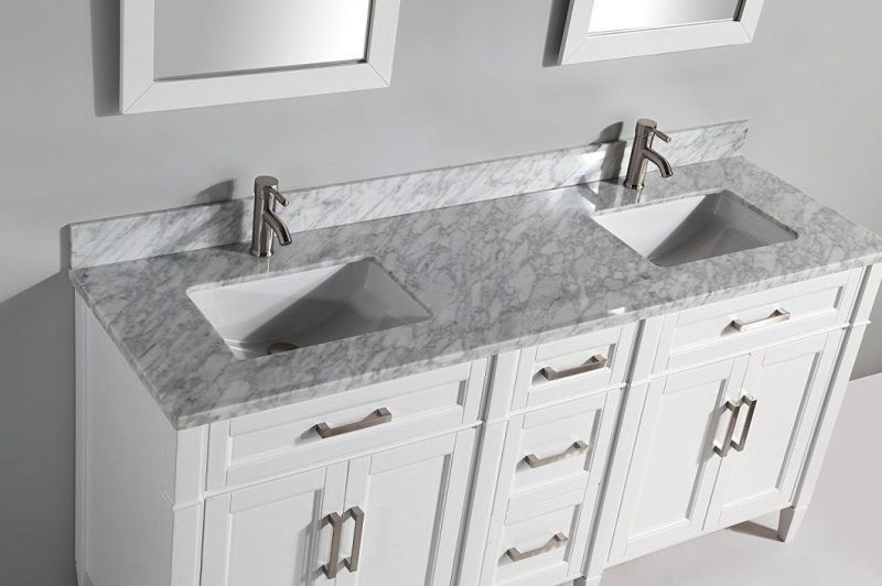 Wholesale New Design Espresso 72" Double Sink Bathroom Cabinet