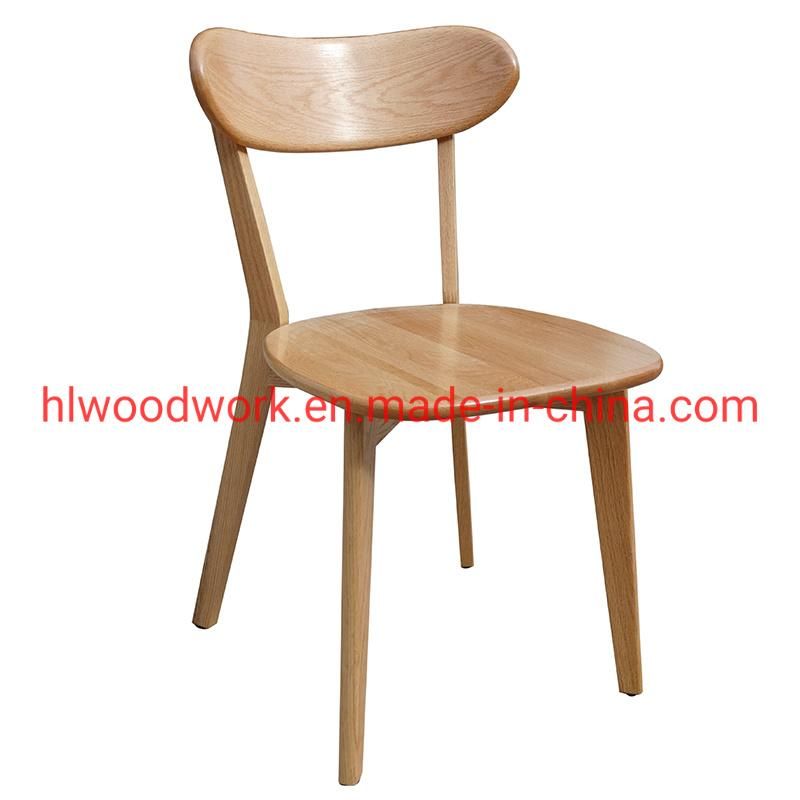 Cross Chair Oak Wood Dining Chair Wooden Chair Office Chair Round Seat Dining Room Furniture