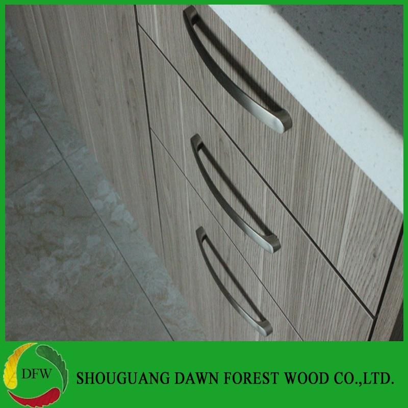 Hot Selling Modern Wood Grain Melamine Faced Kitchen Cabinets