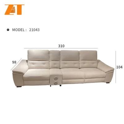 Modern Sofa Home Furniture Solid Wood Frame Fabric Cover Three Seater Living Room Sofa in Turkey