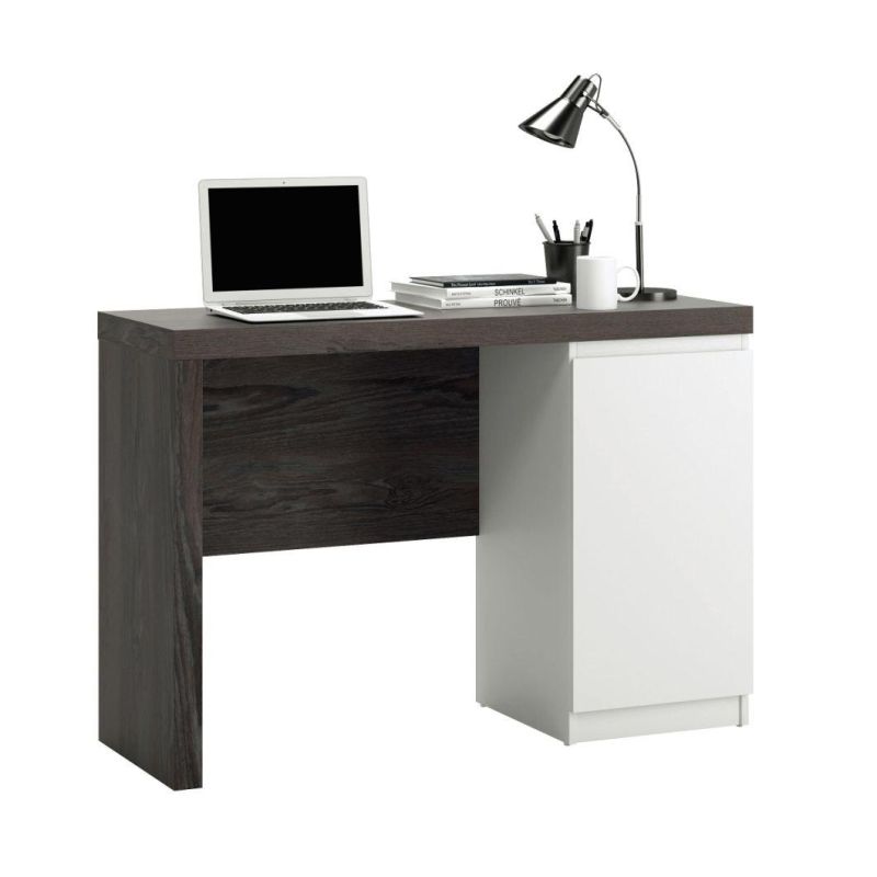 Computer Desk, L: 43.50" X W: 15.51" X H: 30.00", Charcoal Ash Finish