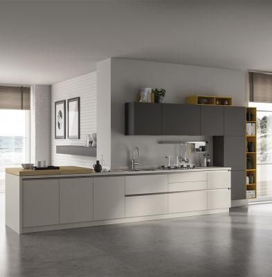 New Style Kitchen Furniture Wood Veneer Kitchen Cabinet for Wholesales