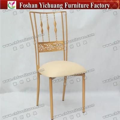 Yc-As72 Used Event Furniture Gold Royal New Designer Metal Wholesale Wedding Chair