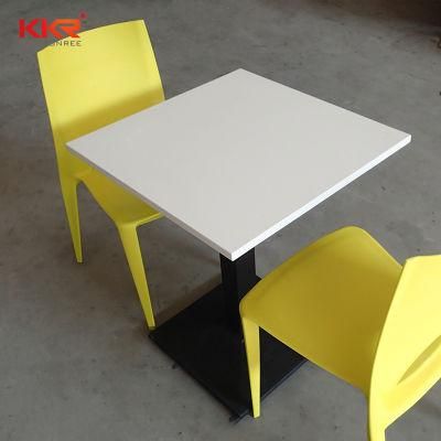 Artificial Stone Solid Surface Square Dining Tables