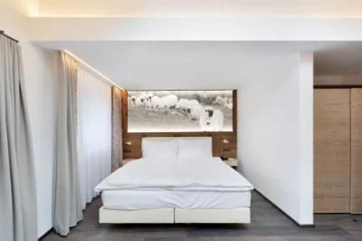 Latest America Style Wood Full Bedroom Set King Size Modern Styles Hotel Furniture Set