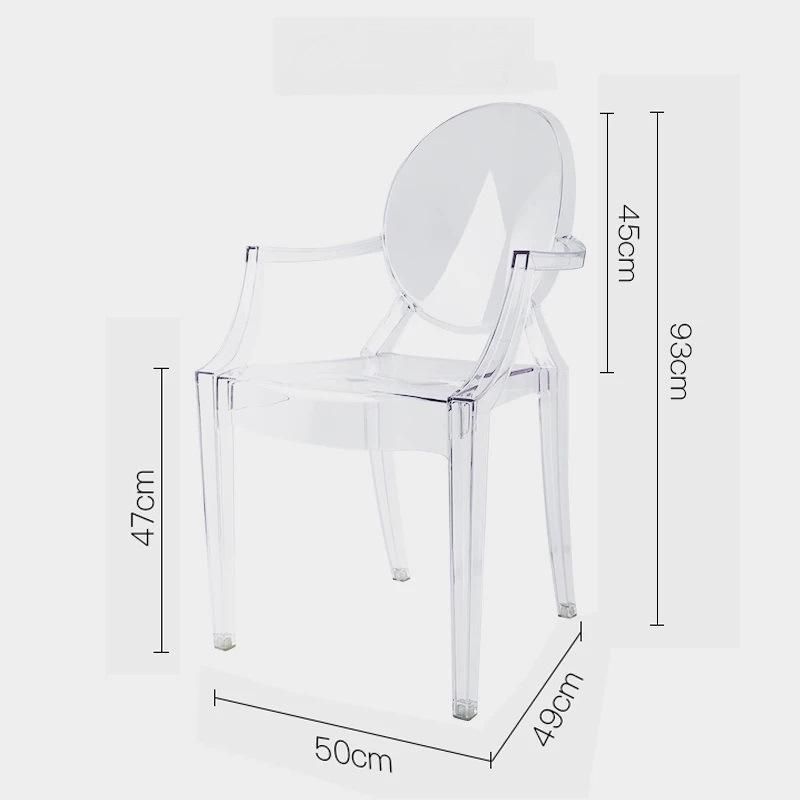 Modern Furniture Rental Wedding Party Plastic Clear Event Transparent Ghost