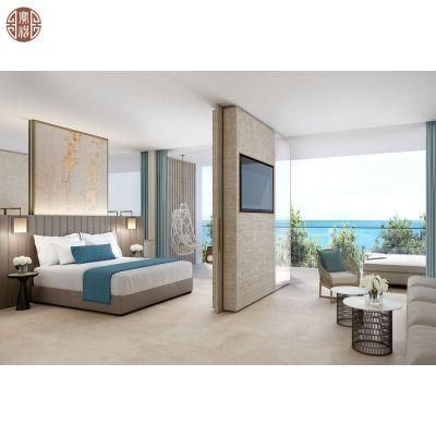 Hotel Furniture Manufacturer Mediterranean Style Resort Bedroom Set Custom Made Room Furniture Supplier
