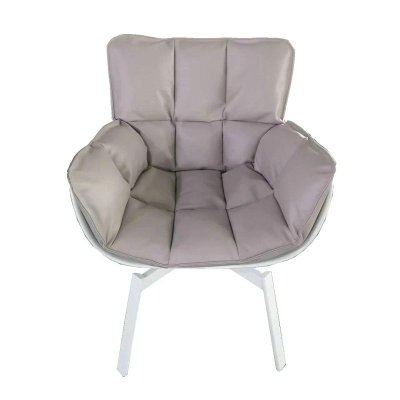 Chinese Popular Hot Sale Modern Leisure Furniture Rotatable Chair with Muscle Shape Design