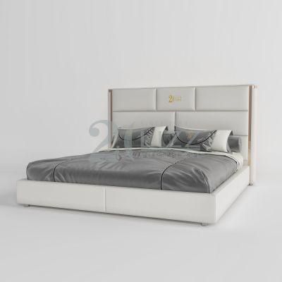 Good Quality Home Bedroom Furniture Manufacturer Luxury Hotel Set White Color King Size Bed