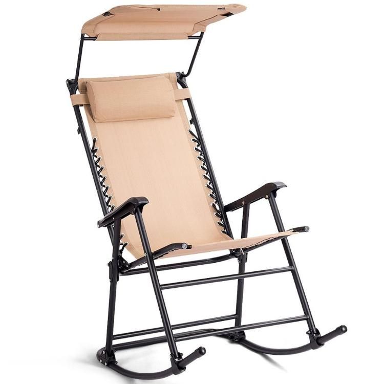 Lightweight Portable Modern Unique Chaise Luxury Folding Recliner Lounger Beach Sun Lounger Zero Gravity Chair