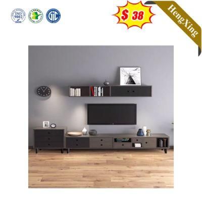 Modern Design Grey Color Living Room Home Furniture Storage TV Stand with Drawers