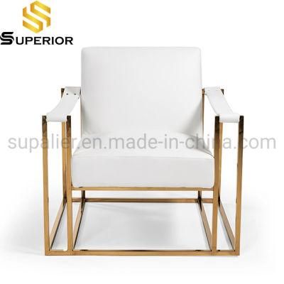 High Quality American Style Hotel Furniture Leather Sofa Chair