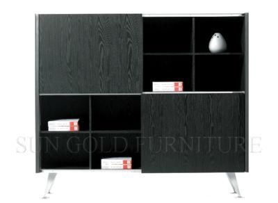 New Design Wooden Bookshelf Bookcase Filing Cabinet with Shelf (SZ-FC054)