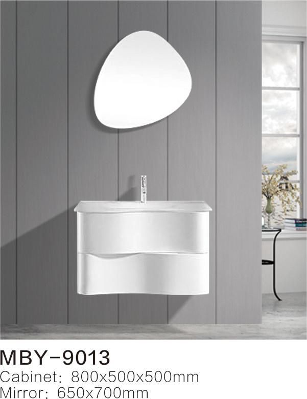 Glass Basin Bathroom Cabinet with LED Mirror with Good Price